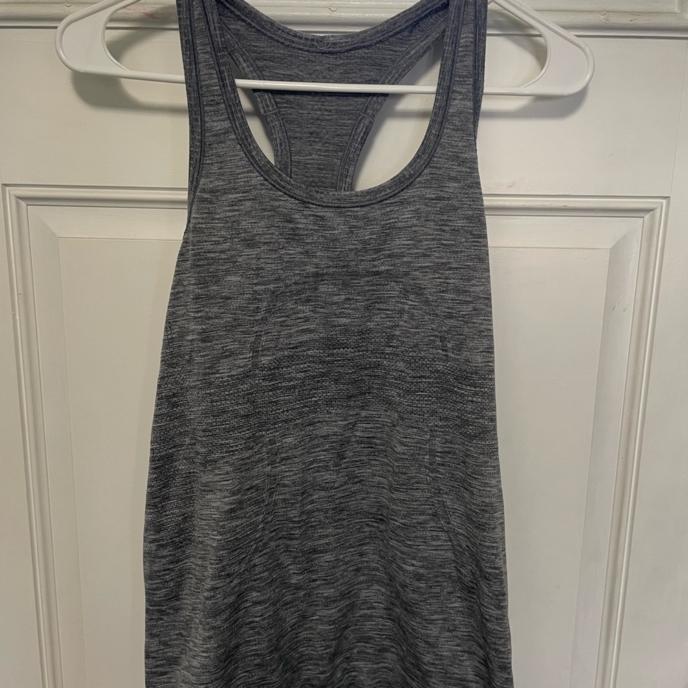 Lululemon Racerback Tank Top | Dark Gray Heather | Size 8/10 (Fits M)